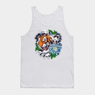 TIGER SAVAGE MODE ANIME Tank Top